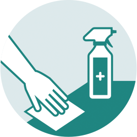 Use Disinfecting Wipes