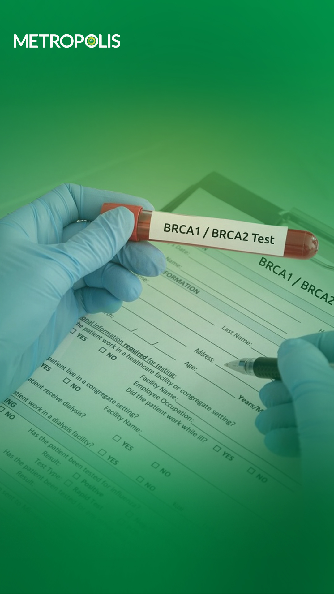 Interpretation of BRCA test