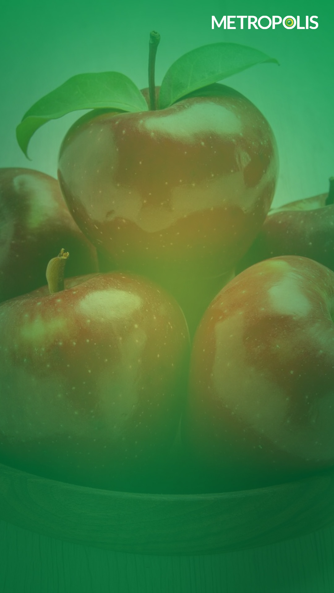 How many calories are in an apple ?